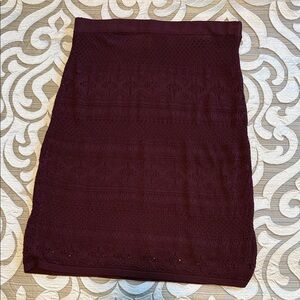 White House Black Market Deep Purple Skirt